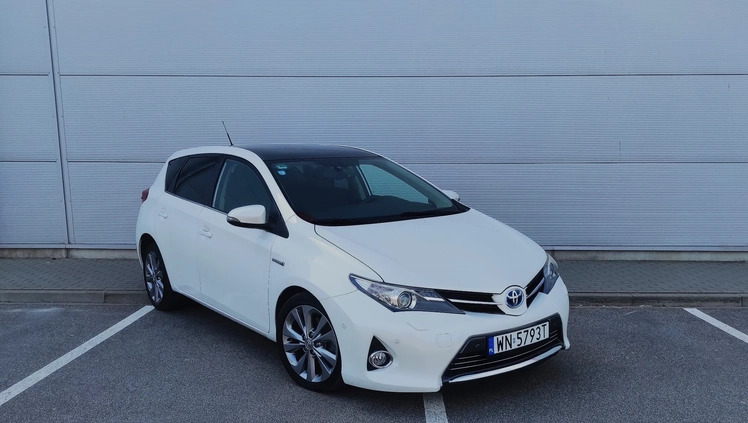 Toyota Auris cena 52500 przebieg: 155450, rok produkcji 2013 z Warszawa małe 191